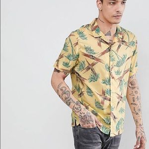 AllSaints Bamboo Print Shirt
